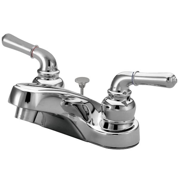 4" Centerset Bathroom Faucet, Chrome
